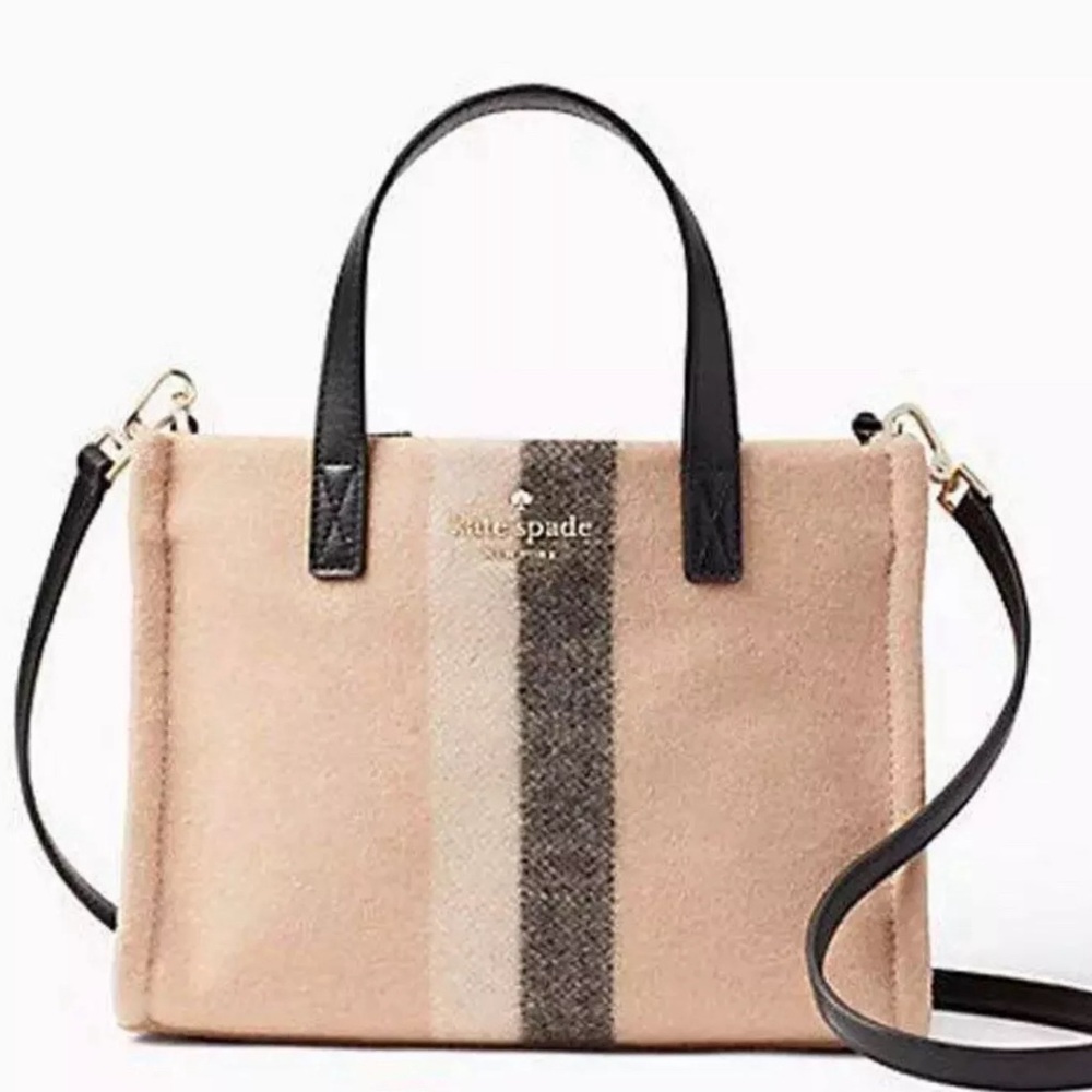 NWT KATE SPADE WASHINGTON SQUARE SAM FELT TOTE CROSSBODY - Picture 3 of 12
